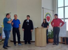 Visita de representantes da Obra Missionária Evangélica Luterana (OMEL) a Comunidade Vale do Paraíba