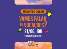 Últimos dias para inscrição no encontro online “Vamos falar sobre vocações”